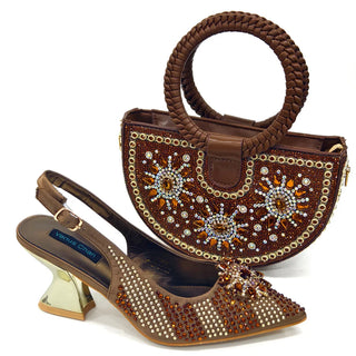 Elegant Wedding Party Shoes & Bag Sets