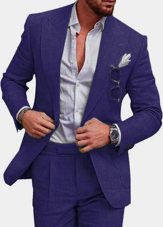 Luxury Brand Linen Business Suit