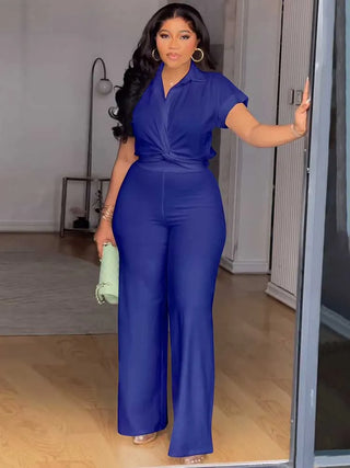Elegant Office Ladies 2Pcs Outfits Set