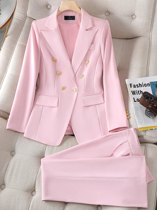 Office Ladies Business Wear Pants Suit