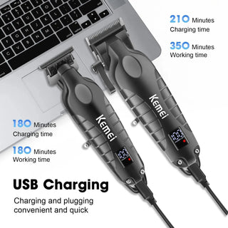 Cordless Hair Cutting Machine Clipper Kit