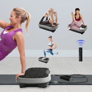 Vibration Plate Exercise Machine Fat-Burning Home Fitness Fat Slinger Shaping Whole Body Workout Portable Fitness Equipment