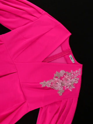 Classic Lantern Sleeve Office Work Dress