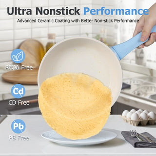 Nonstick 11pcs Aluminum Cookware Set