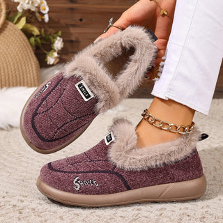 Warm Fleece-lined Slip-resistant Shoes