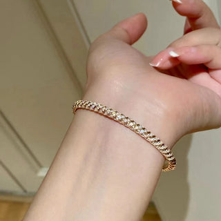 Elegant Sparkling Diamond Gemstone Bracelet