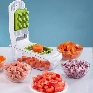 18-Piece Set Vegetable Cutter Shredder Multifunctional Slicer Potato Chopper Carrot Grinder Kitch Fruit Veggie Cutting Tools