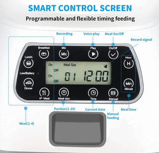Smart Automatic Timed Control Pet Feeder