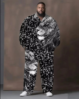 Men's Patchwork 2-Piece Matching Outfit