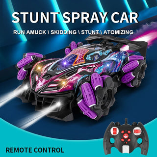 RC LED Light Wheel Stunt Toy Car