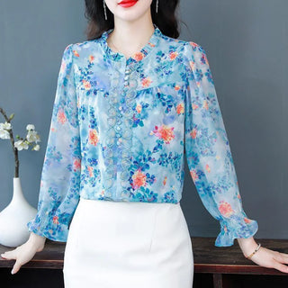 Simplicity Versatile Ruffle Sleeve Blouse