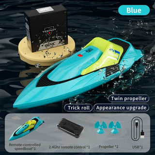 RC Dual Motor High Speed Racing Speedboat