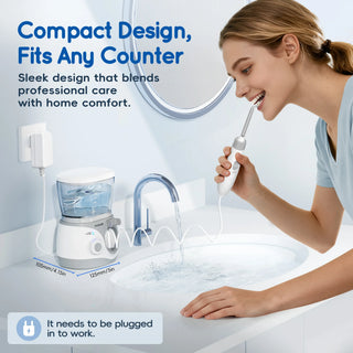 Oral Irrigator Adjustable Pressure Water Flosser