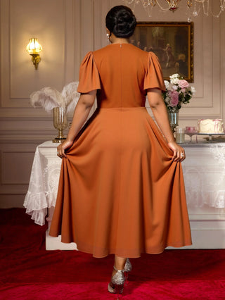 Elegant Daytime Occasions A Line Dress