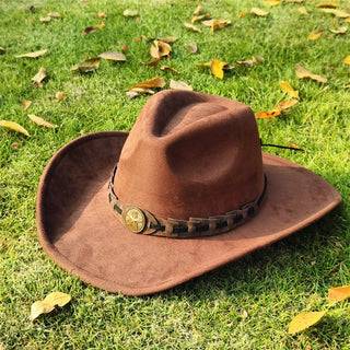 Wide Brim Fedora Felt Hat
