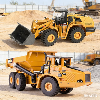 Construction Dump Truck Loader Toy Set