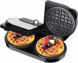 Double 6 Inch Breakfast Waffle Maker