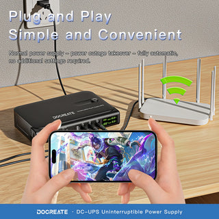 Portable 12V Output Backup Power Supply