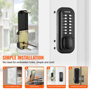 Mechanical Keyless Entry Door Lock