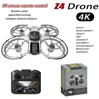 New MINI Z4 Drone 4K Professional WIFI 5G Dron Long Life Obstacle Avoidance Brushless Altitude Headless Mode RC Quadcopter Toys