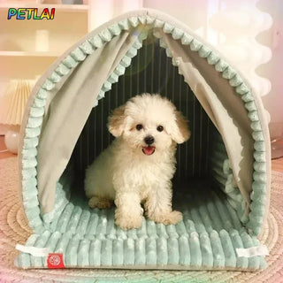 Warm Curtain-style Door Pet House