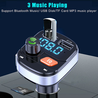 Wireless Bluetooth-compatible 5.0 FM Transmitter