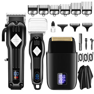 RESUXI 973 3 in 1 Professional Hair Clipper Electric Shaver for Barber Men's Hair Trimmer Electric Shaver Hair Cutting Machine