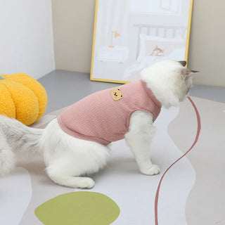 Pet Crew Neck Sleeveless T-shirt