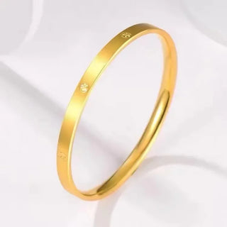 Trend Real 18k Gold Bangles for Woman High-quality Luxury AU750 Bangles Party Banquet Fine Jewelry 18K No Demolding