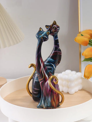 Creative Cat Sculpture Artwork Figurine