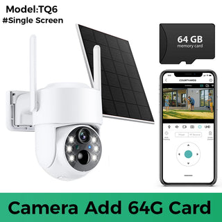 4K 8MP WiFi Solar Camera Outdoor Battery WiFi IP Camera Dual Lens Wireless Surveillance Camera iCsee APP Security Protection