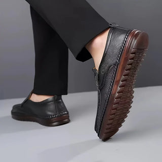 Elegant Classic Leather Loafers Shoes
