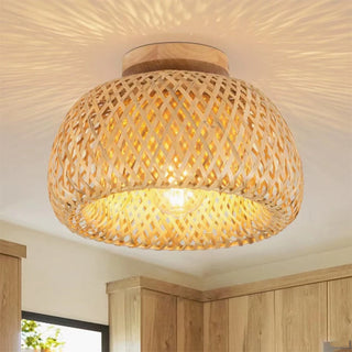 Bamboo Hand Weaving Ceiling Lights