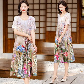 Women's Short Sleeved Floral Sleepwear
