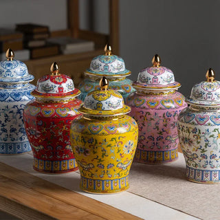Handicraft Ornaments Sealed Ceramic Jar