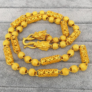 Men AU999 24K Gold Chain & Pendant - Epictzar Intl.