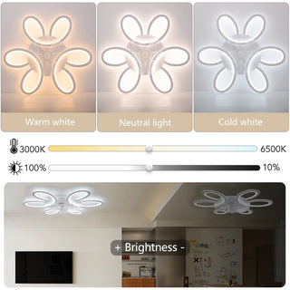 Modern Smart LED Ceiling Fan Lamp