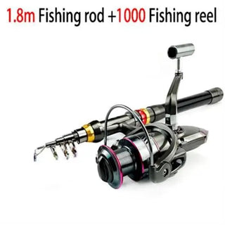 Carbon Fiber Telescopic Fishing Pole & Reel Combo - Epictzar Intl.