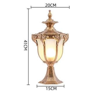 Courtyard Villa Style Outdoor Post Light
