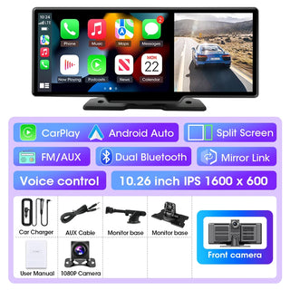 Wireless Navigation Carplay Dash Cam