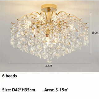 Luxury Modern Crystal Ceiling Light