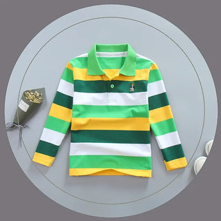 Boy Long Sleeve Polo Shirt
