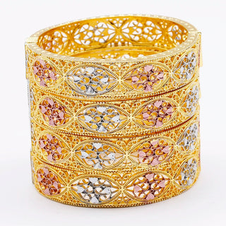 Wedding Party Colorful Hollow Bangle