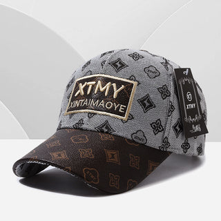 Men's Korean Version Trendy and Fashionable Embroidered Baseball Cap Adjustable Casual Versatile Sun Shading Duckbill Cap