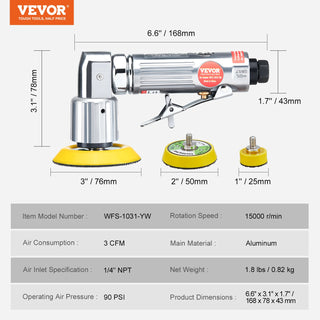 High Speed Air Powered Polishing Tool
