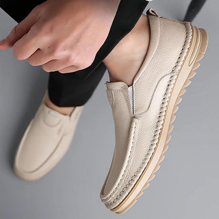 Elegant Classic Leather Loafers Shoes