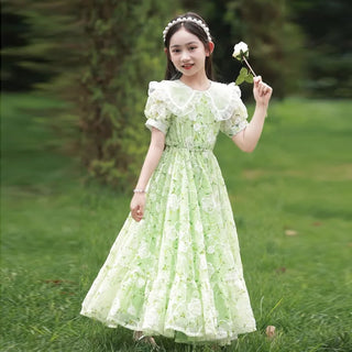 Princess Gown Short-sleeved Dress