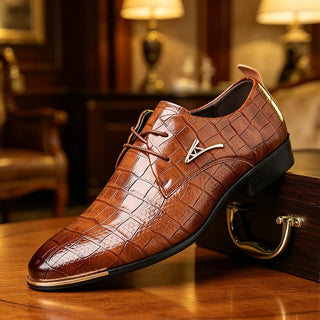 Office Pointed Toe Soft Leather Shoes