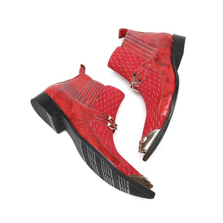 Elegant Genuine Leather Luxury Ankle Boots