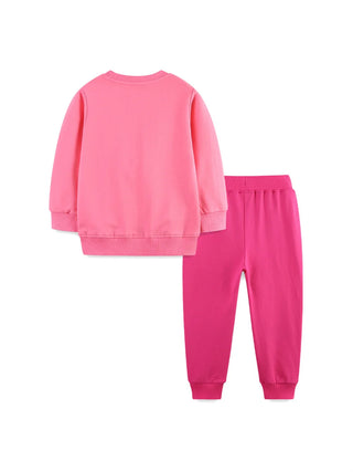 Girls School Life Patterned 2Pcs Outfit